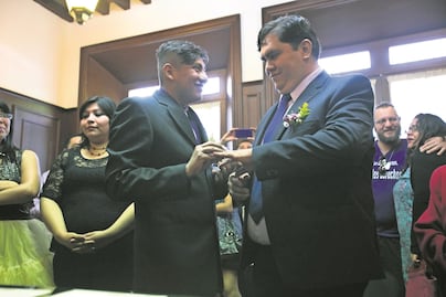 39 parejas del mismo sexo se han dado el "sí, acepto", en la capital de Querétaro