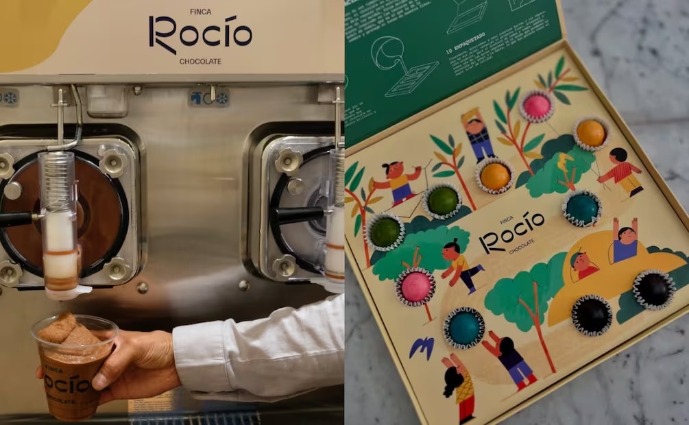 Finca Rocío fue creada en 2023 para producir el chocolate y lleva el nombre de la madre de "Andy", Rocío Beltrán Medina. Foto: Tomada de Instagram (chocolatesrocio)
