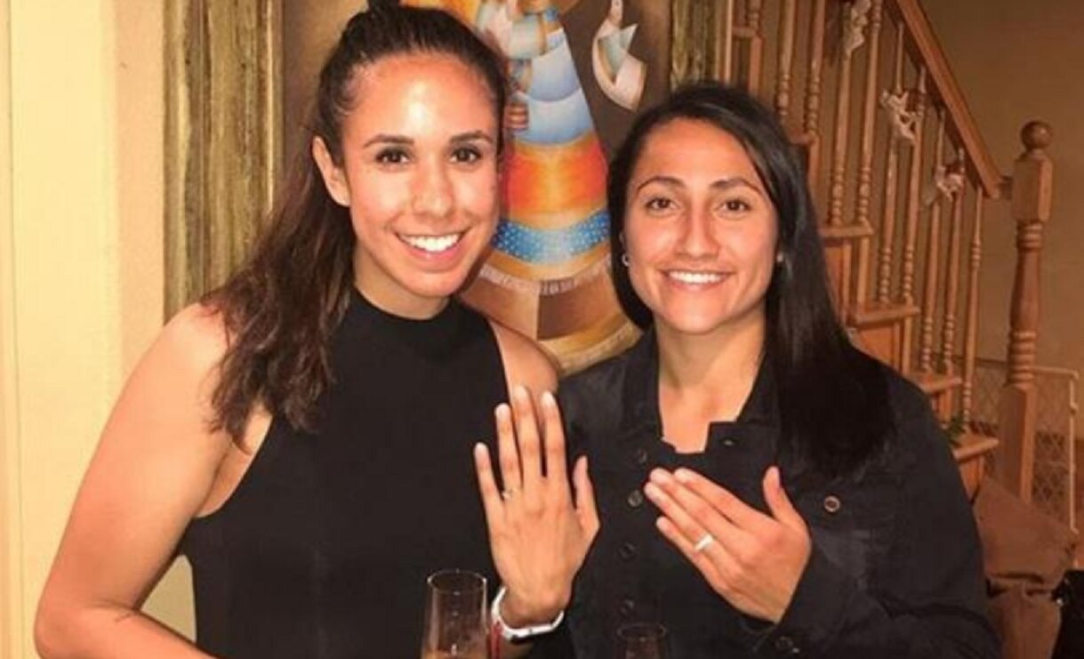 Se casan futbolistas mexicanas