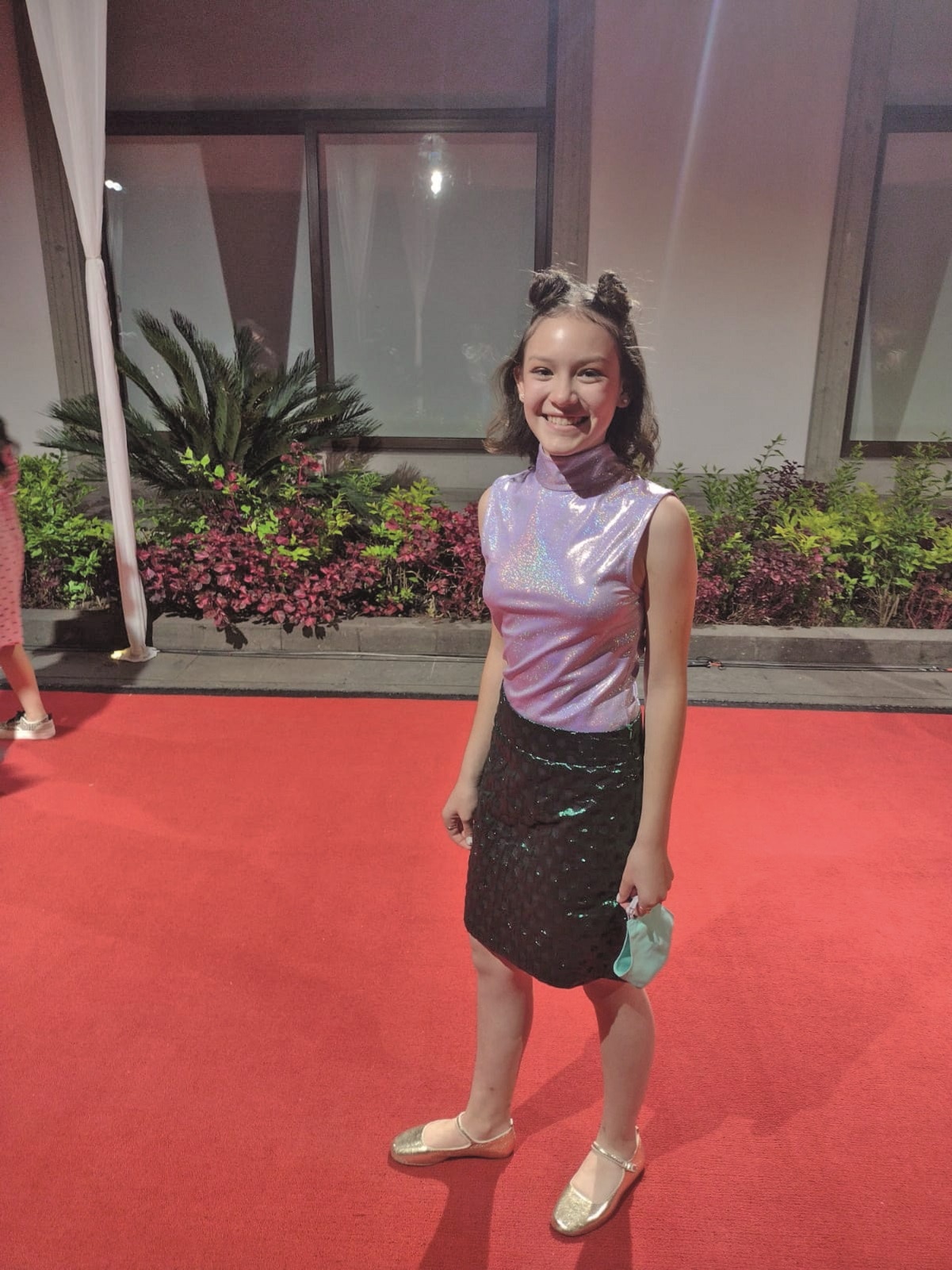 Camila Gaal, integrante de Cómicos de la Legua, actúa en Noche de fuego