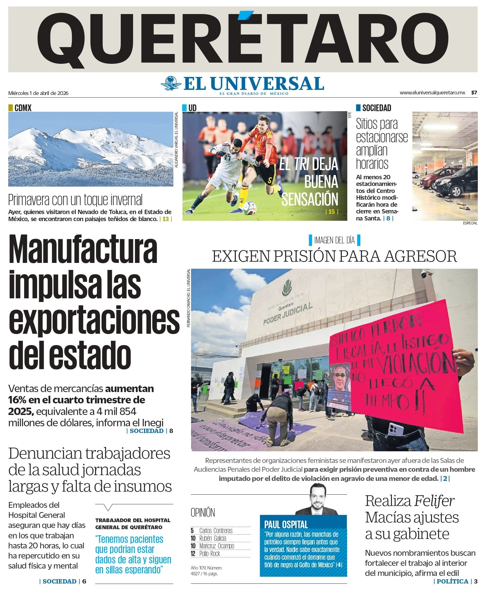 Foto. El Universal Querétaro