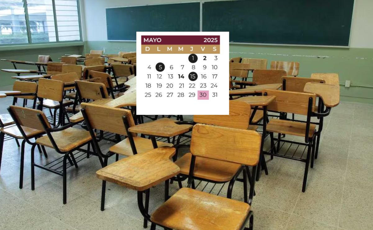 Puentes en mayo en escuelas de Querétaro. Foto:  EL UNIVERSAL