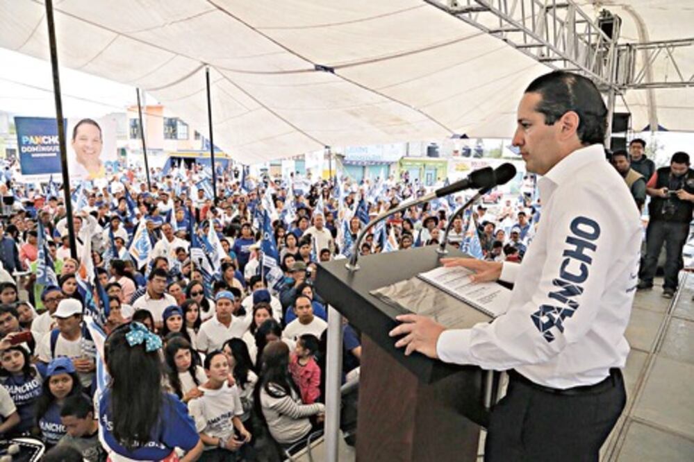 Presume gobernador de Puebla talento político de Domínguez 