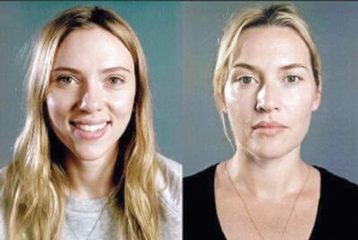 Estrellas lucen al natural