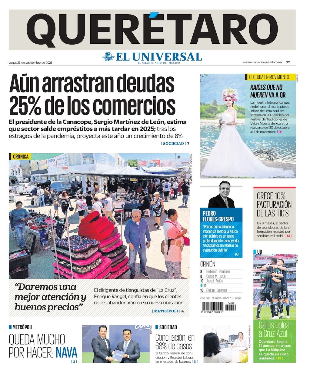 Portada 25 de septiembre de 2023