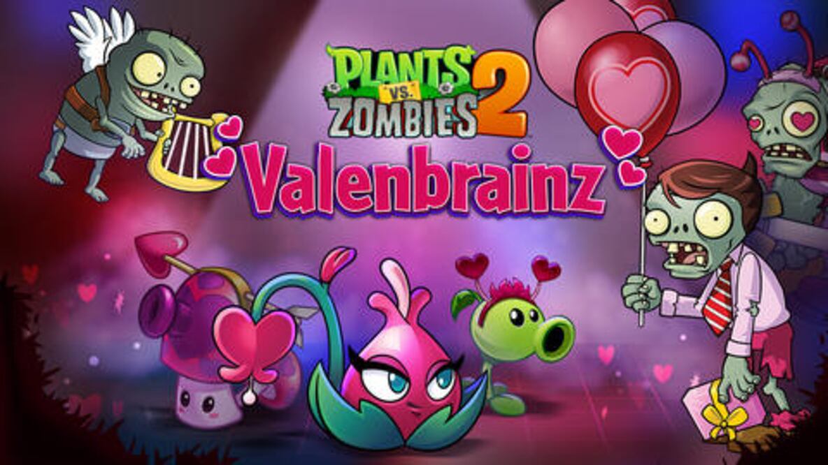 Plantas vs. Zombies festeja el 14 de febrero