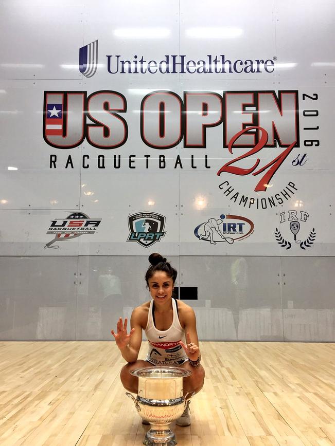 La potosina venció 11-3, 11-7 y 11-3 a Salas en el torneo celebrado en Minneapolis (TWITTER)