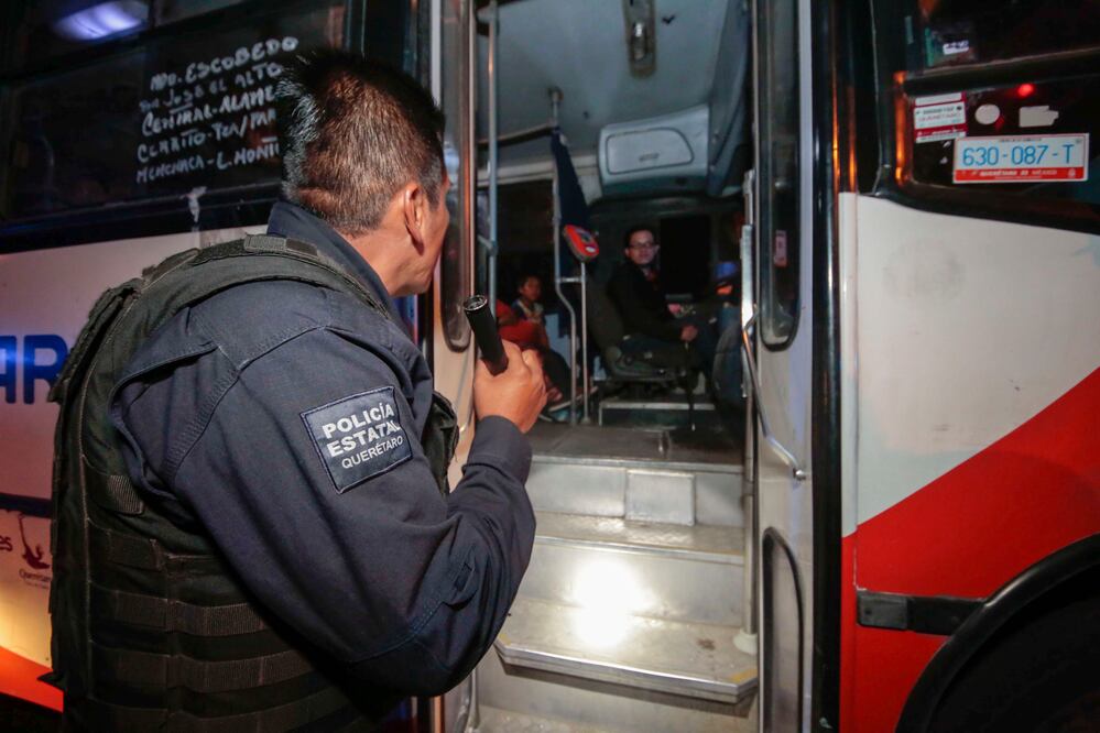 Actúan contra asaltos en el transporte