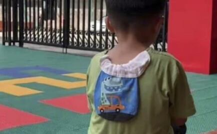 Hombre abandonó en escuela a un niño tras enterarse que no es su padre biológico