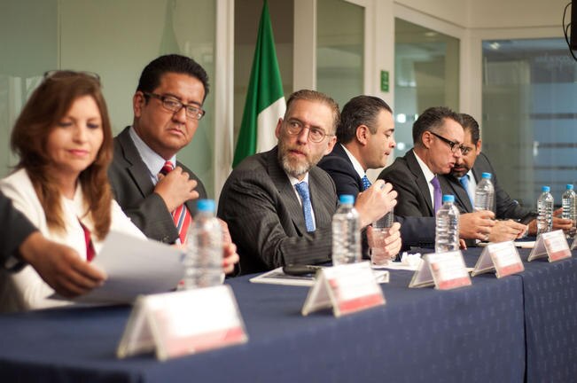 El secretario de Desarrollo Sustentable expuso que si bien Toyota aún no define a sus proveedores, muchas compañías ya comenzaron a tocar puertas, por lo que a nivel local se inició un proceso de vinculación con algunas. (RICARDO LUGO. EL UNIVERSAL)