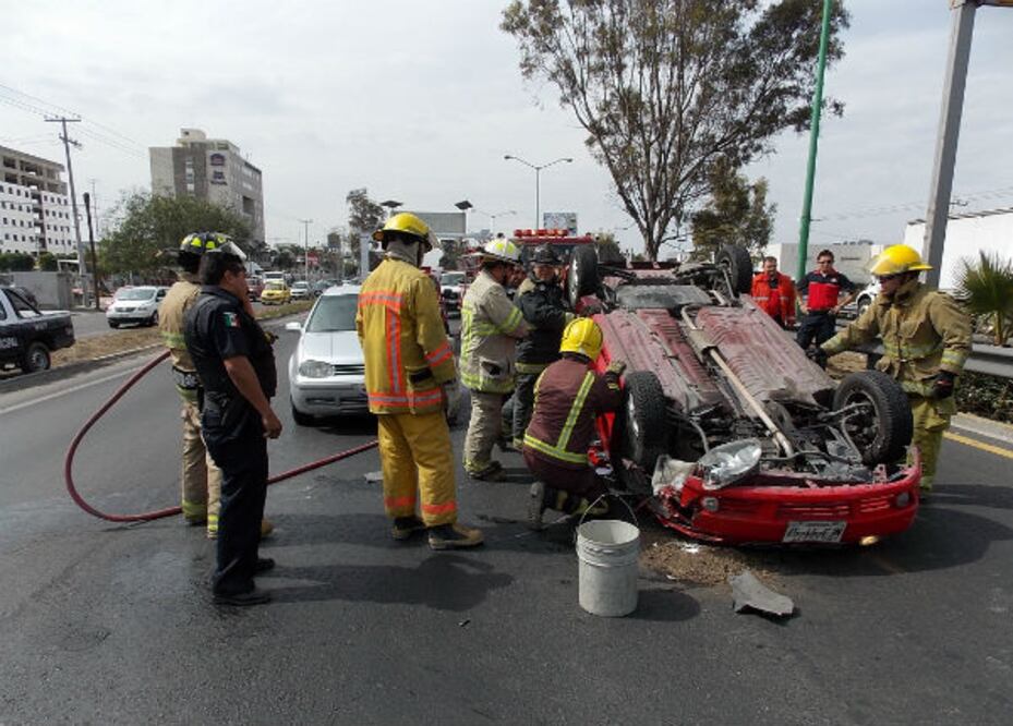 Carambola en la 57 deja un lesionado