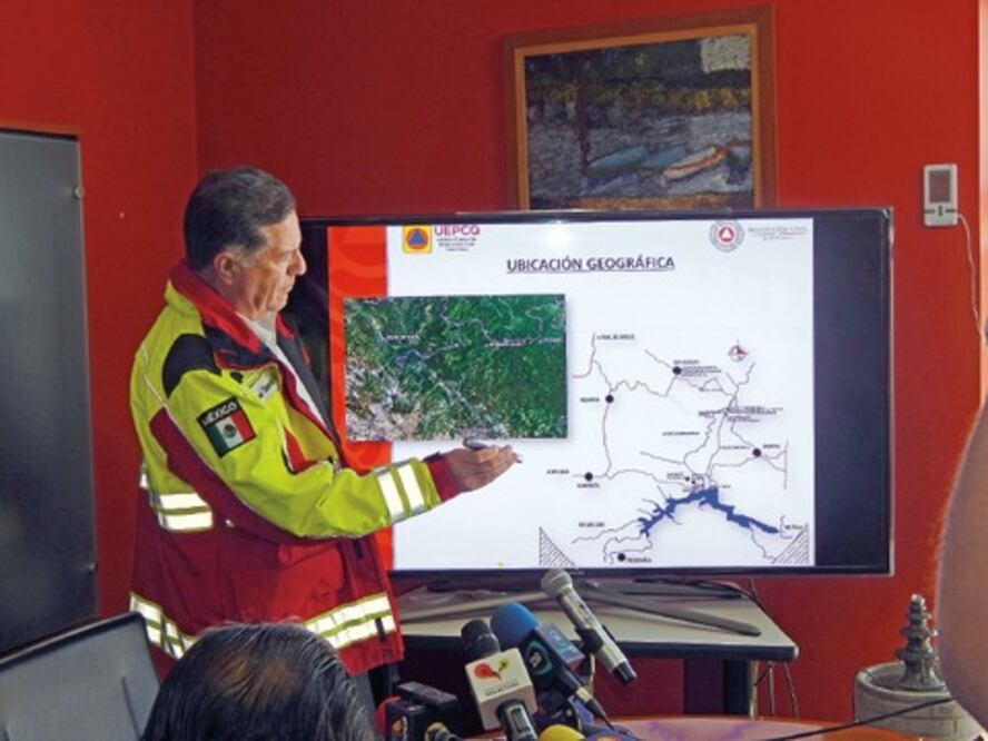Alerta por desfogue de presa Zimapán