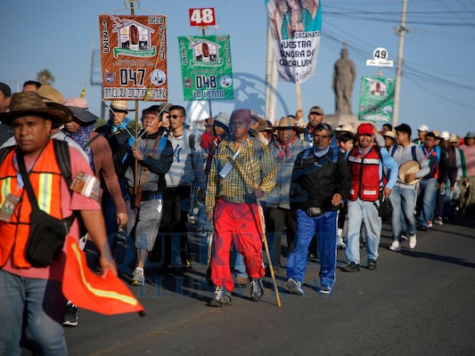 Comienza operativo de seguridad por peregrinación de queretanos a la Basílica de Guadalupe