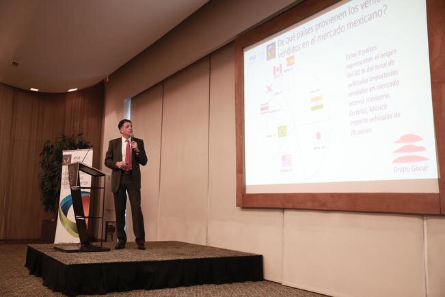 Durante el foro bimestral de ATLB Group, se expuso que aún existe gran potencial de crecimiento en la industria automotriz mexicana, con amplia demanda desde Estados Unidos y considerando el crecimiento en el mercado interno (ALEJANDRA LEYVA)