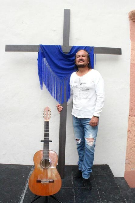 En el ya lejano 1987, en Aguascalientes, Jaime estrenó “El Cristo Andaluz" (ROCÍO BENÍTEZ. EL UNIVERSAL)