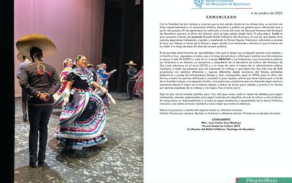 Despiden al fundador del Ballet Folklórico del Municipio de Querétaro