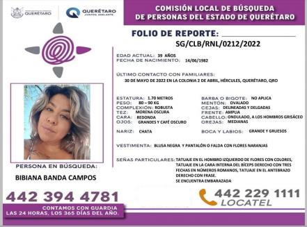 Buscan a Bibiana en Querétaro; alertó a su familia que un auto la perseguía  