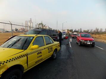 Chocan diez en el cerro del tambor 