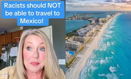 Estadounidense pide no viajar a México a los votantes de Trump; “no mereces ir a Cancún”