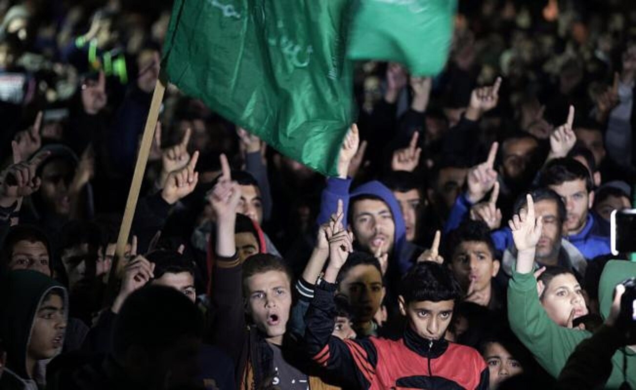 Palestinos protestan en Gaza tras anuncio de EU sobre Jerusalén