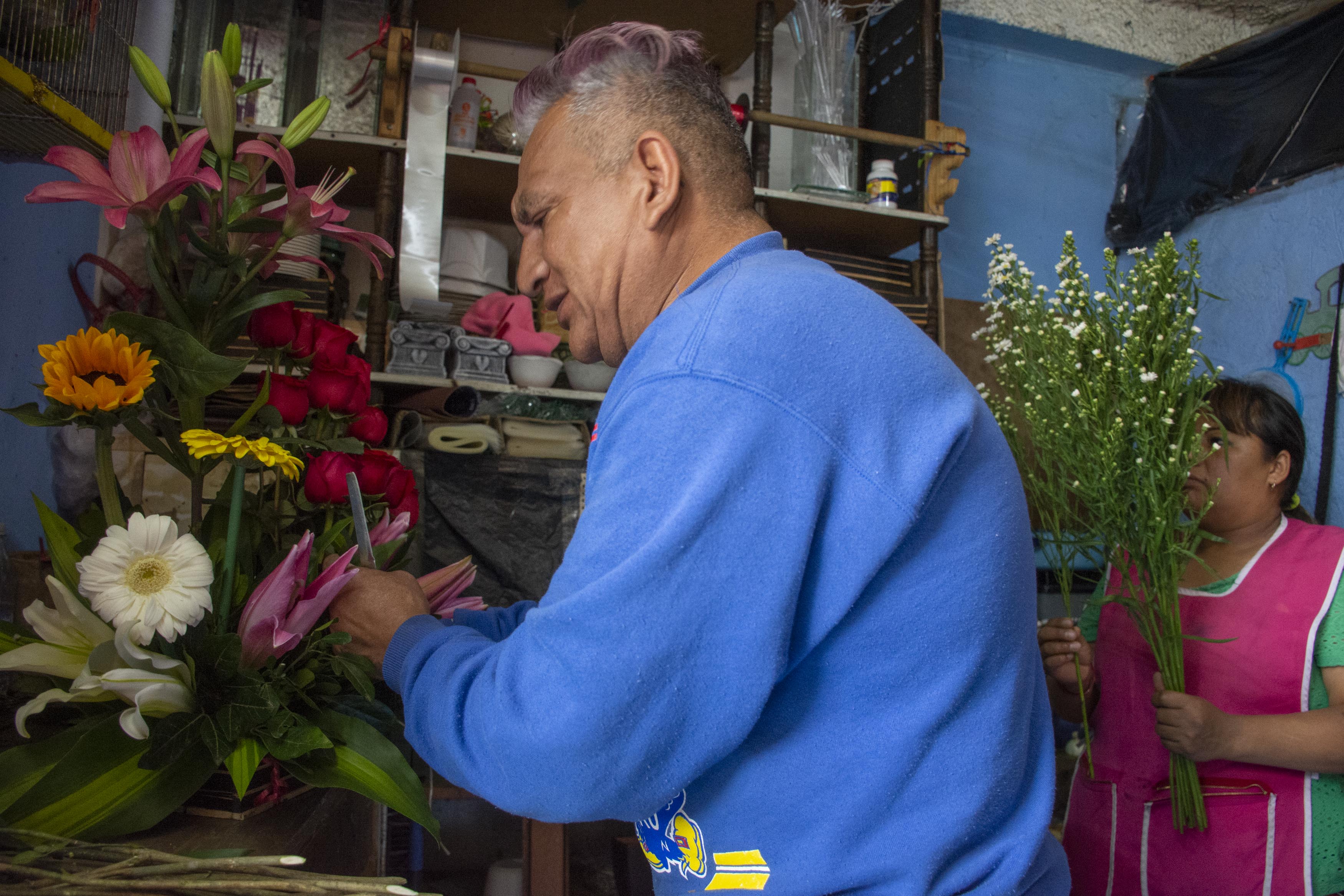 Se marchita la venta de flores en San Valentín