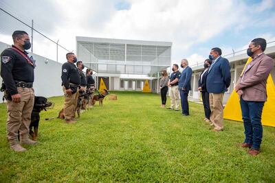 Héroes caninos estrenan unidad K9 en El Marqués