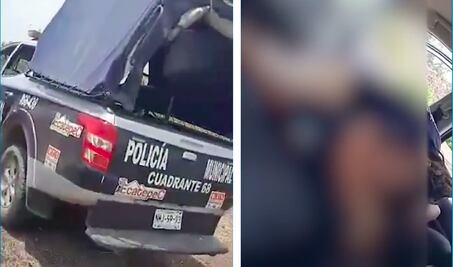 Video. Captan a policías teniendo sexo en patrulla de Ecatepec; son cesados