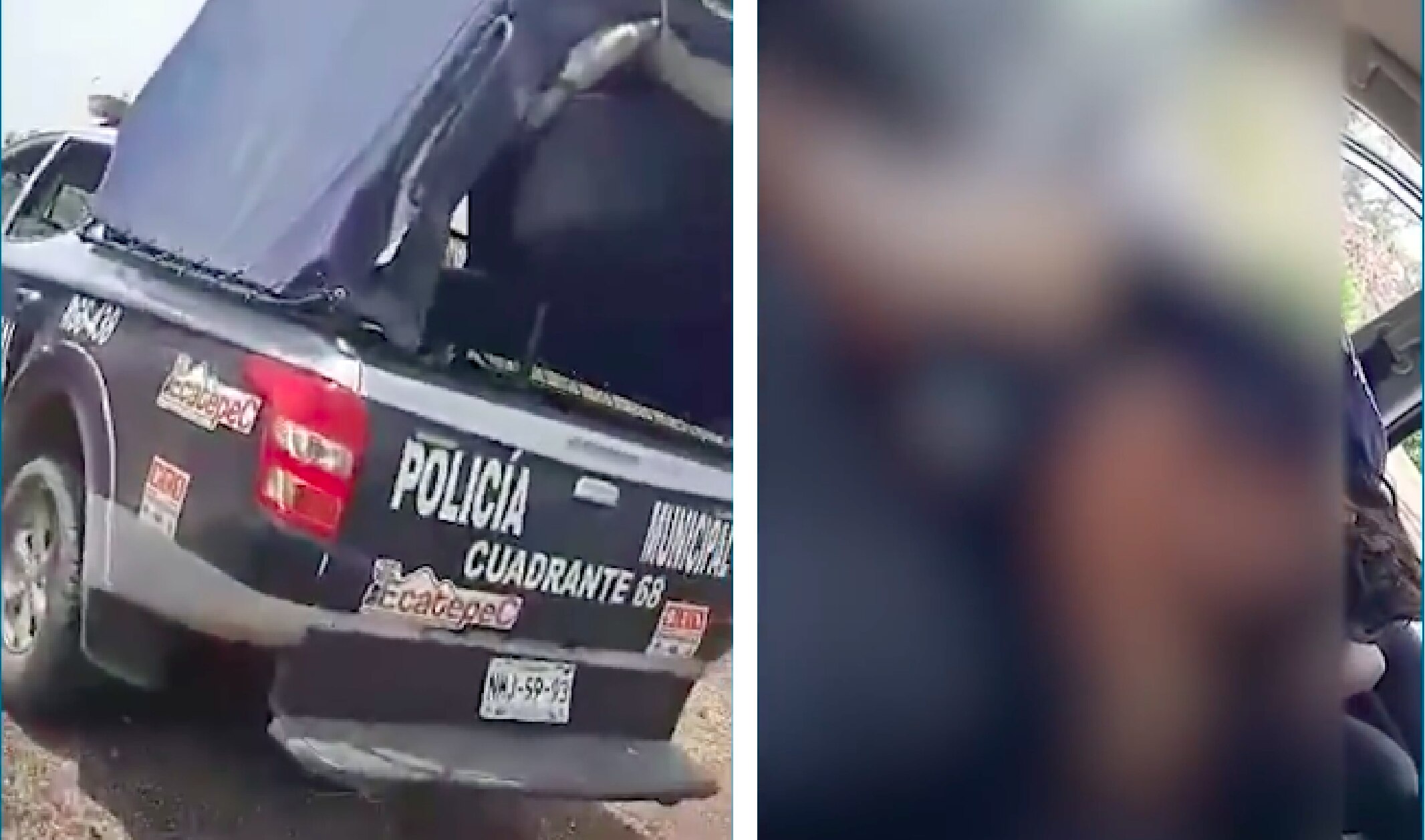 Video. Captan a policías teniendo sexo en patrulla de Ecatepec; son cesados