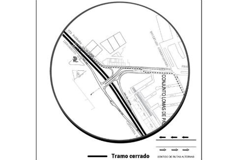 Cierre en Pasteur Sur por obra
