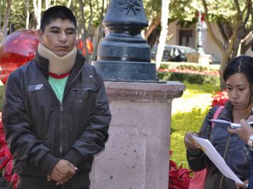 Lo detienen y golpean policías de Huimilpan