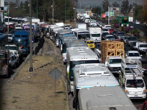 Sigue manifestación de AMOTAC