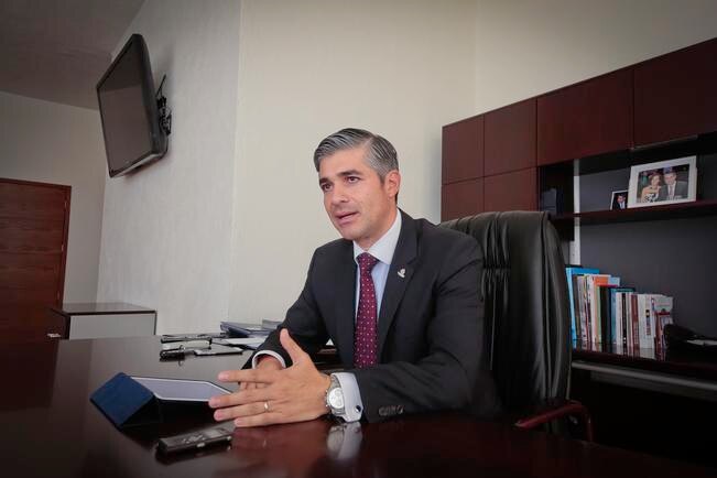 Darío Malpica, presidente de la Coparmex, señaló que quien estaba a cargo de IQT no había otorgado ningún resultado tangible al tema de movilidad (VÍCTOR PICHARDO. EL UNIVERSAL)