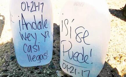 Garrafones del desierto, esperanza de migrantes que la “Border” destruye