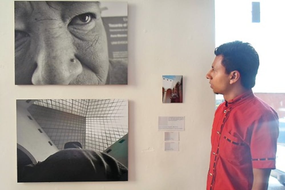 Exponen imágenes de fotógrafos ciegos