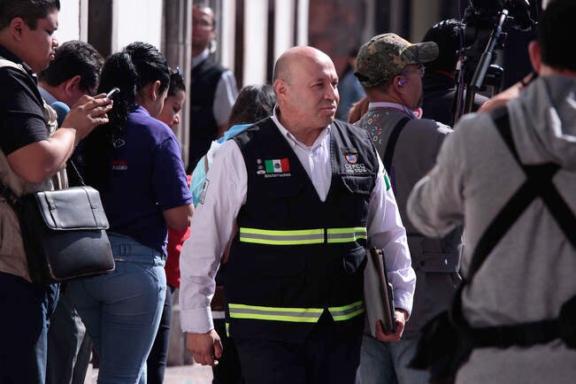 El coordinador de Protección Civil, Gabriel Bastarrachea. (ESPECIAL)