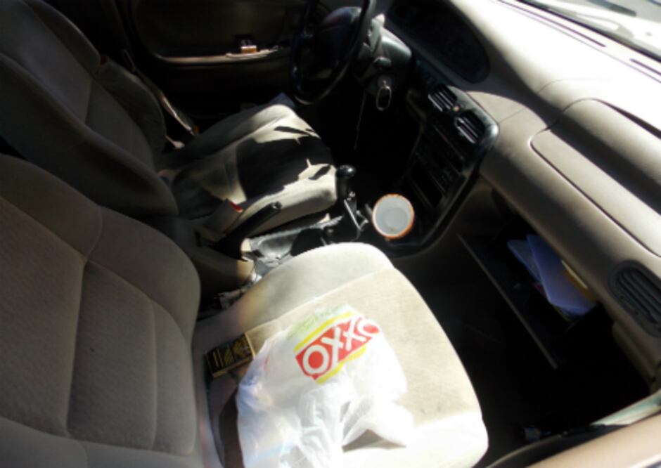 Sujeto intenta huir de la justicia