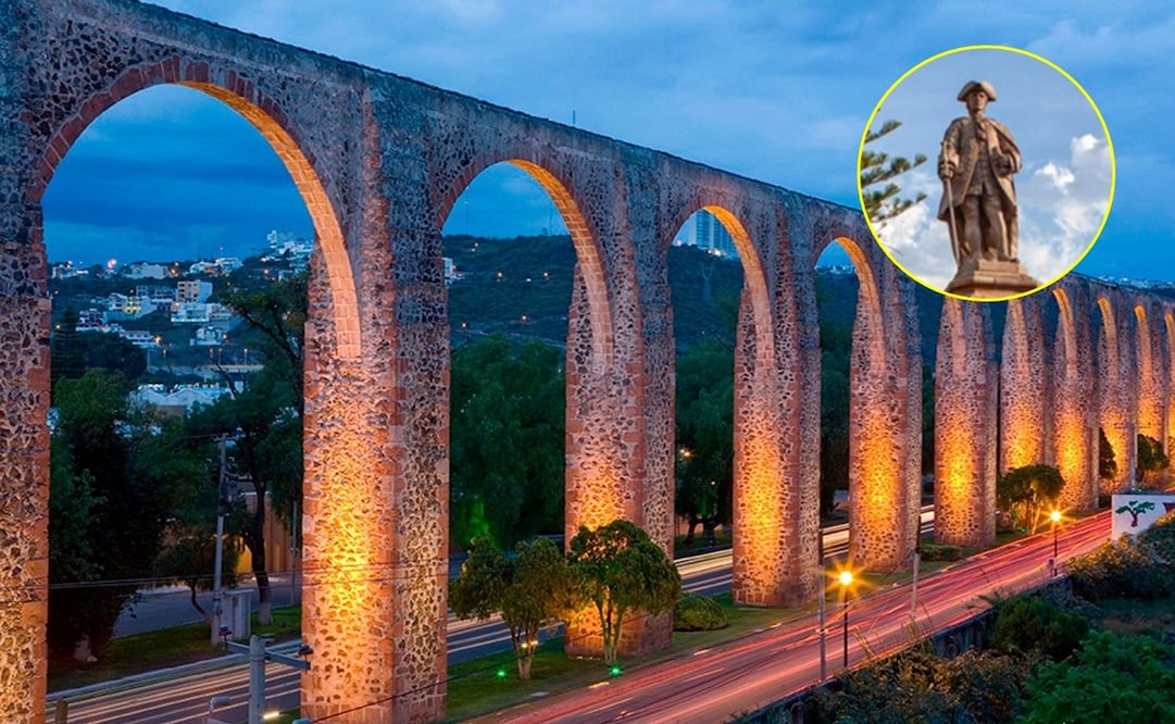 ¿Quien fue el marqués de Villa del Villar, que financió el Acueducto de Querétaro? Foto: INAH/