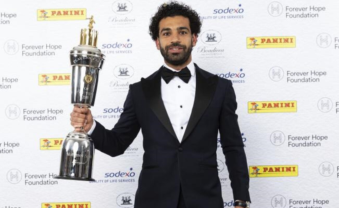 Mohamed Salah, elegido como el mejor futbolista de la Premier League
