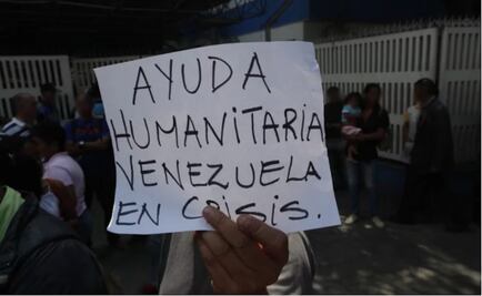 Venezolanos protestan ante hospital previo a visita de la comisión de la ONU