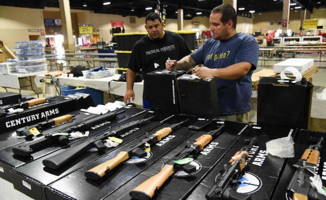 Venta de armas en Estados Unidos (Foto: AFP)