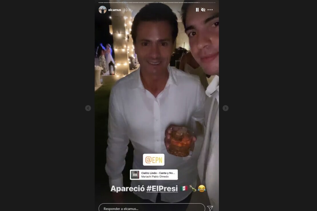 Enrique Peña Nieto reaparece en boda en República Dominicana