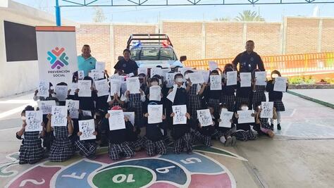Policía de Colón realiza taller “Mi amigo Policía” en jardín de niños de El Zamorano