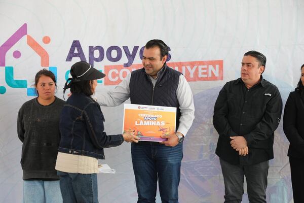 Entrega Gaspar Trueba Apoyos a 122 familias de Colón 