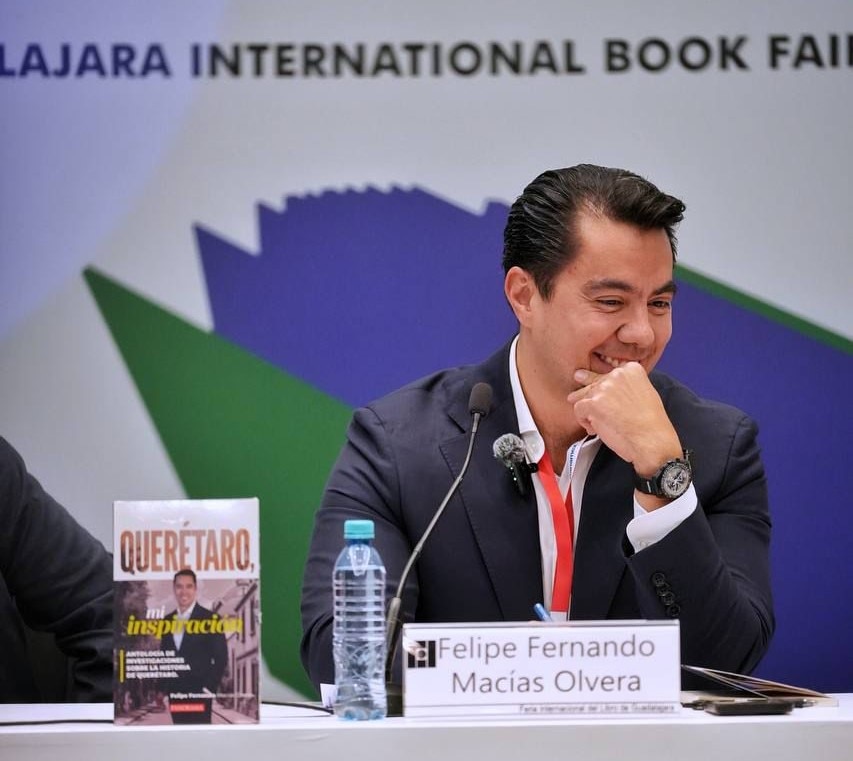 Felifer Macías presenta el libro “Querétaro, mi inspiración” en la FIL de Guadalajara 2025