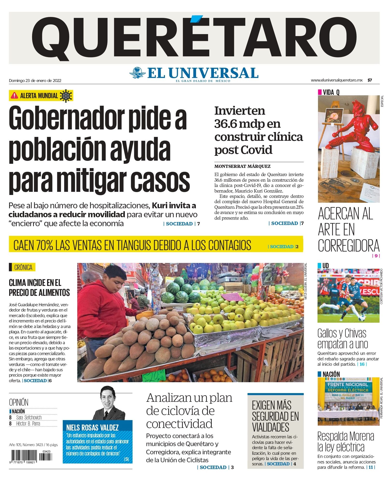 Portada 23 de enero de 2022