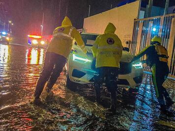 Inundaciones, casas dañadas y bardas caídas hubo este domingo en El Marqués