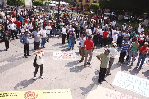 Profesores contra reforma educativa