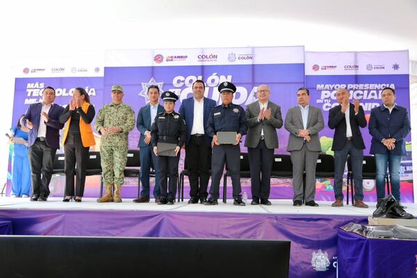 Colón destina 30 mdp a sector de seguridad