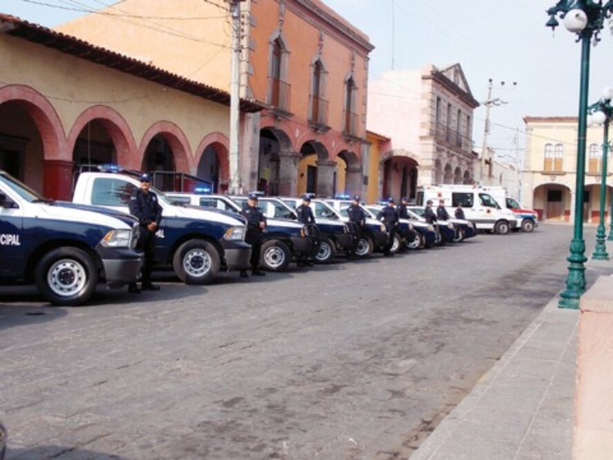 Refuerza Huimilpan área de seguridad