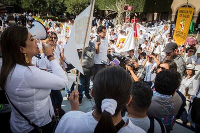 Fabiola Cárdenas busca reelección en el SNTSA
